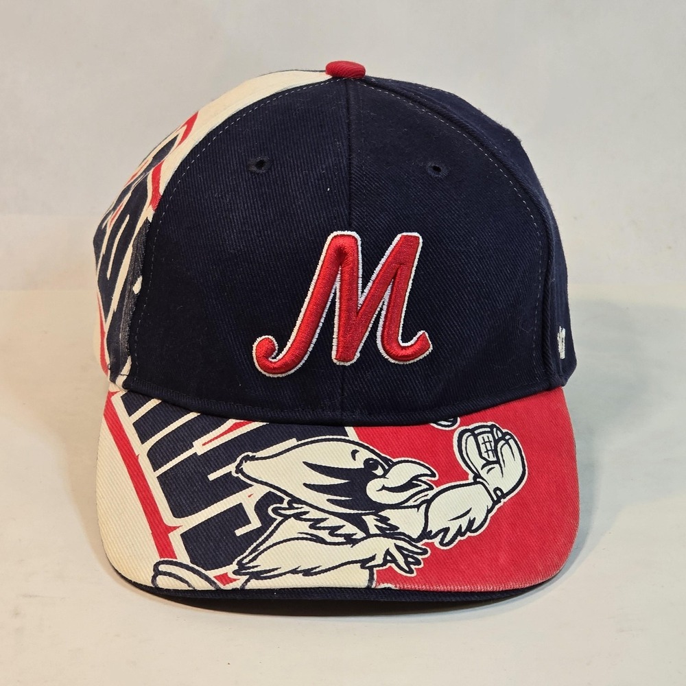 Memphis Redbirds Hat Cap Strap Back Kids Blue Red White MILB Baseball Mascot